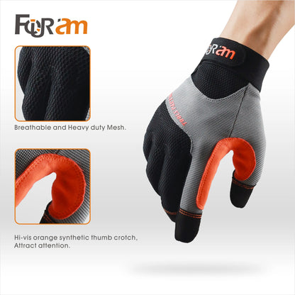 1 Pair High Dexterity Work Gloves for Men and Women