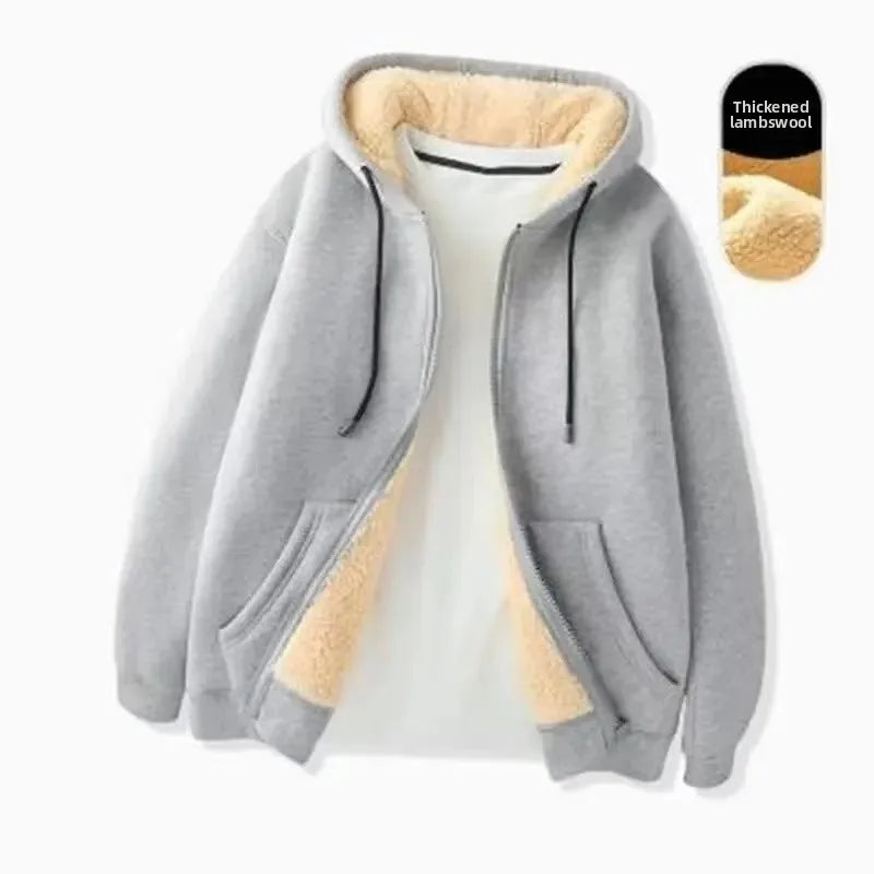 Men's Heavyweight Fleece Lined Hooded Jacket