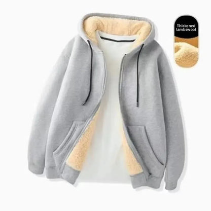 Men's Heavyweight Fleece Lined Hooded Jacket