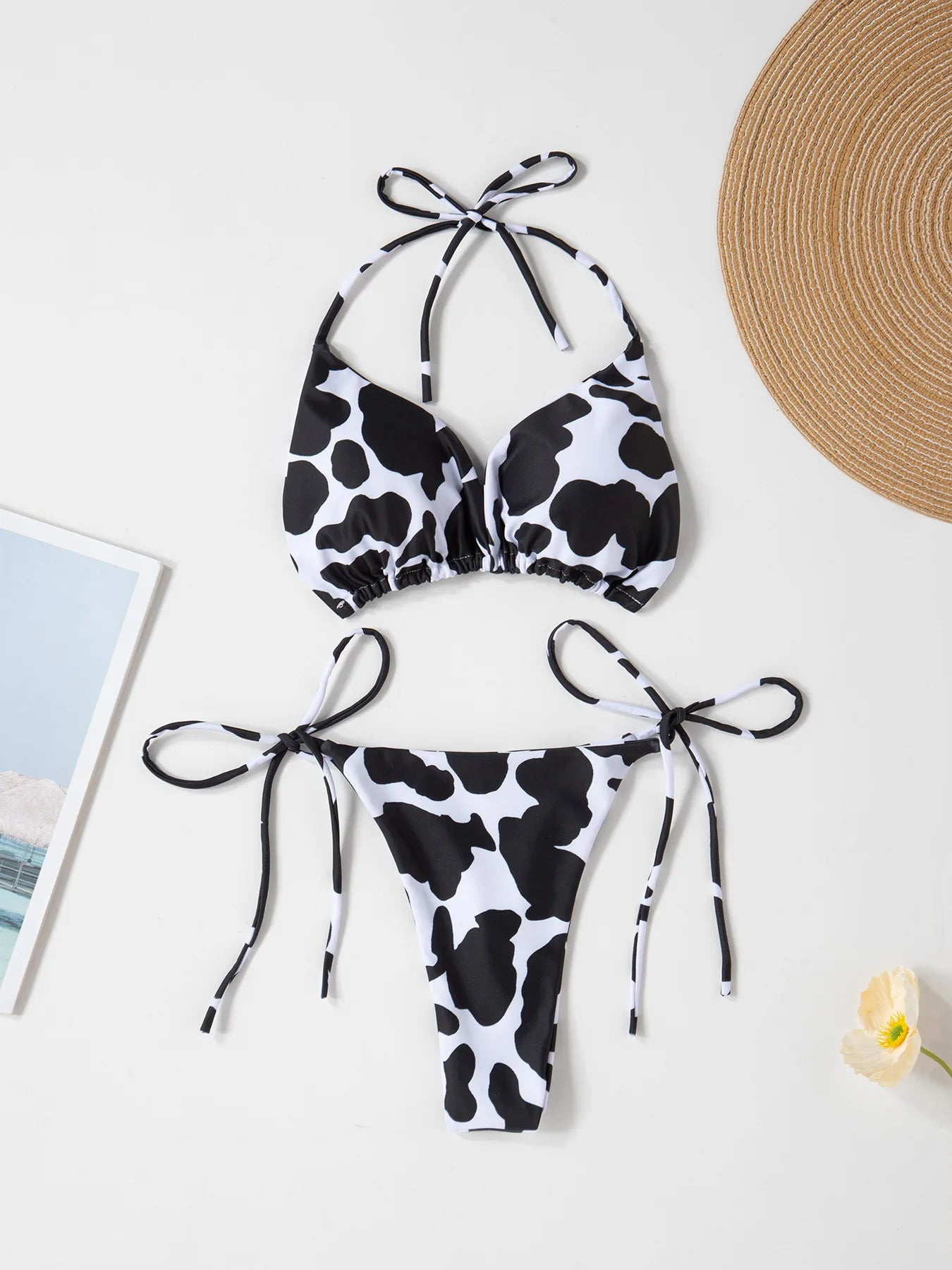 Cow Print Bikini, Two Piece Swimsuit