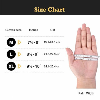 8Mil Black Nitrile Gloves