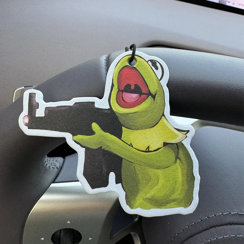 Funny War Frog Car Air Freshener