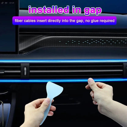 2/3/4/5M RGB Car Interior Ambient LED Light Strip