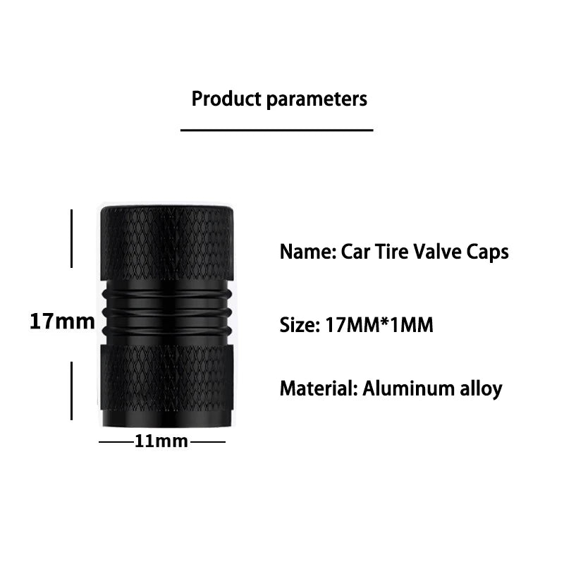 5Pcs Tire Valve Caps Stem Cap Accessories For Land Rover