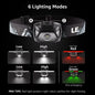 6 Modes Usb Rechargeable Headlamp