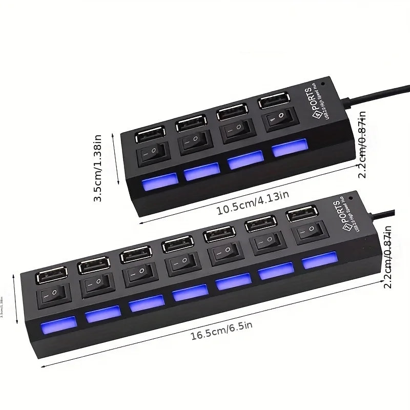 High Speed 4/7 Ports, USB HUB