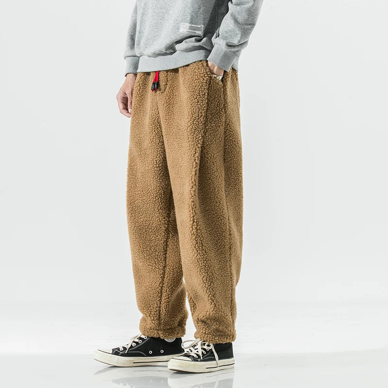 Lamb Wool Casual Fleece Pants