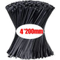 1000/100Pcs Nylon Cable Ties