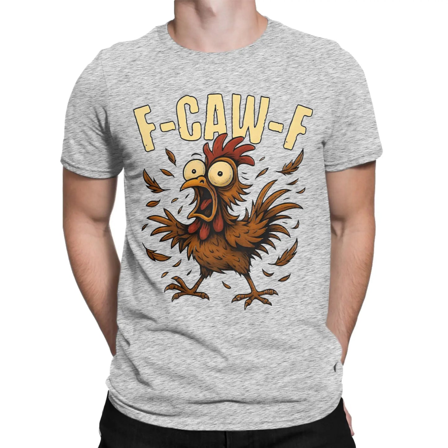 F Caw F Chicken Printed T Shirt