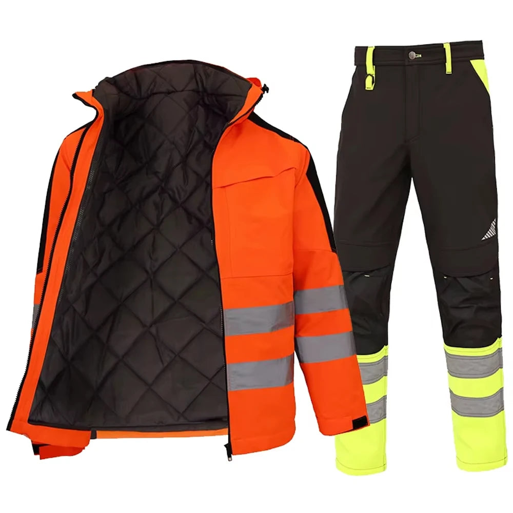 High Vis Working Winter Safety Jacket