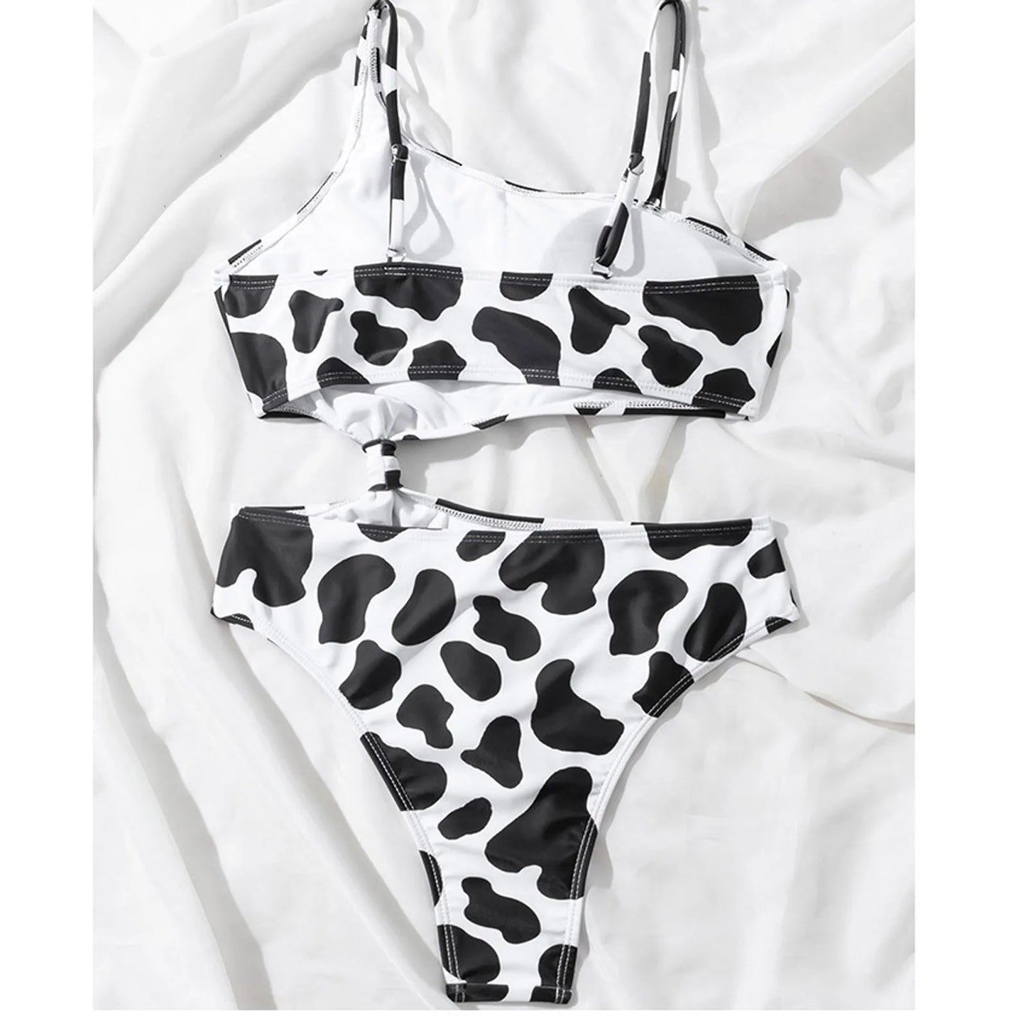 Cow Print Swim Suit