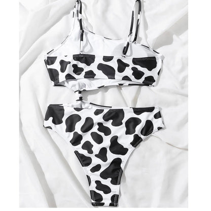 Cow Print Swim Suit