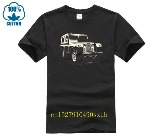 Classic Land Rover 4X4 Print Design T-Shirt
