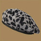 Leopard Print Retro Beret
