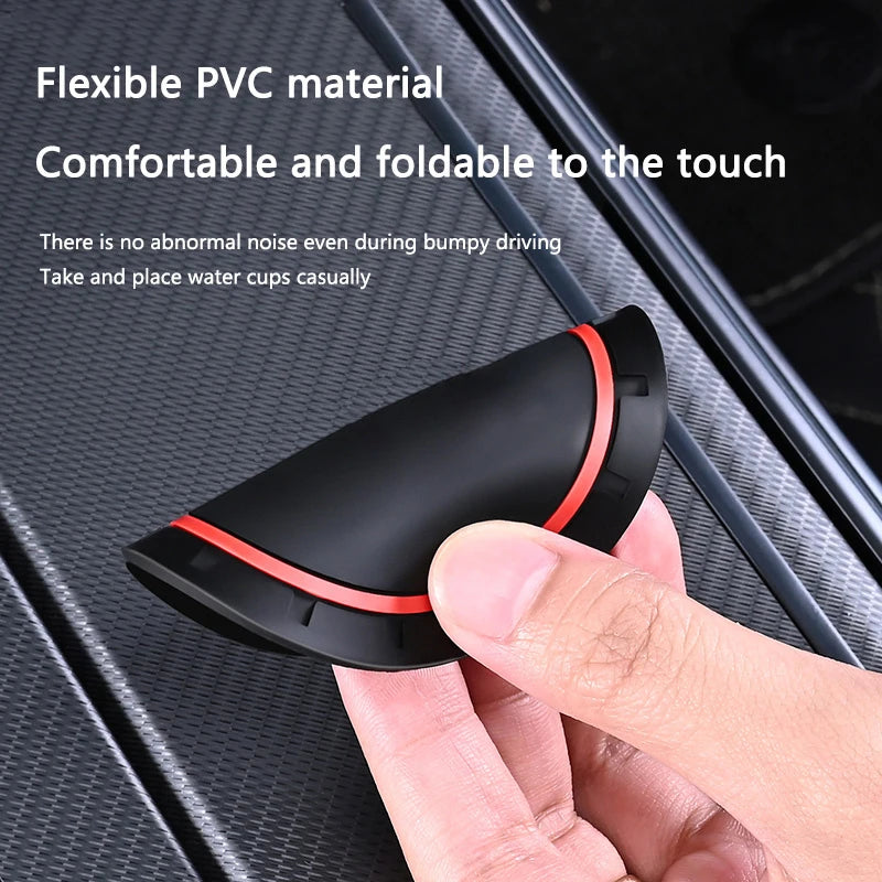 2pcs Car Coaster, Anti-slip Pad Accessories For Ford