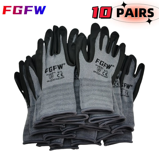 Nitrile Coated Work Gloves