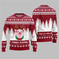 Festival Funny Pig Print Christmas Sweater For Men & Women