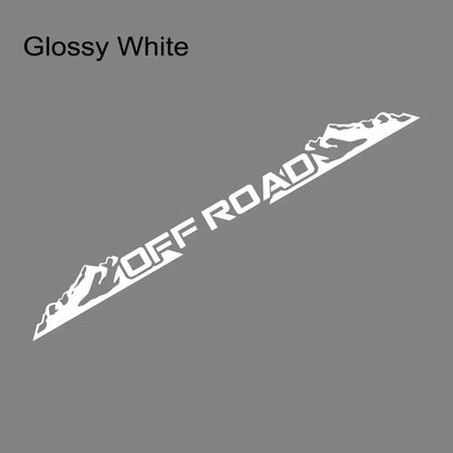 Vehicle Mountain 4x4 Off Road External Sticker