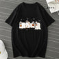 Cows Halloween Print Women's T-Shirt