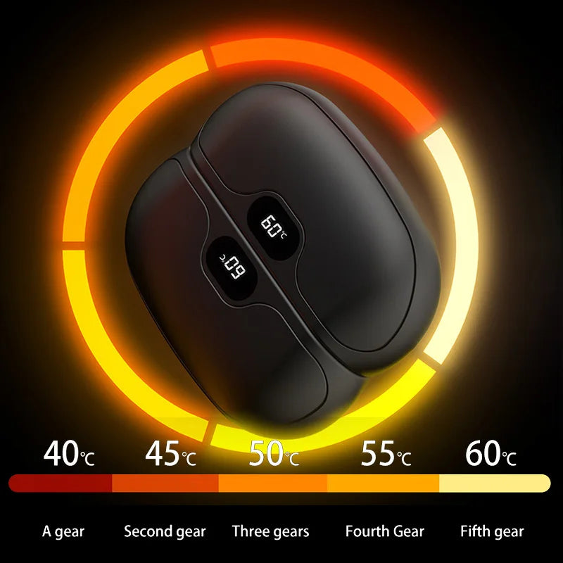 Magnetic Hand Warmer 2 in 1 Digital Display Long-Lasting Hand Warmer