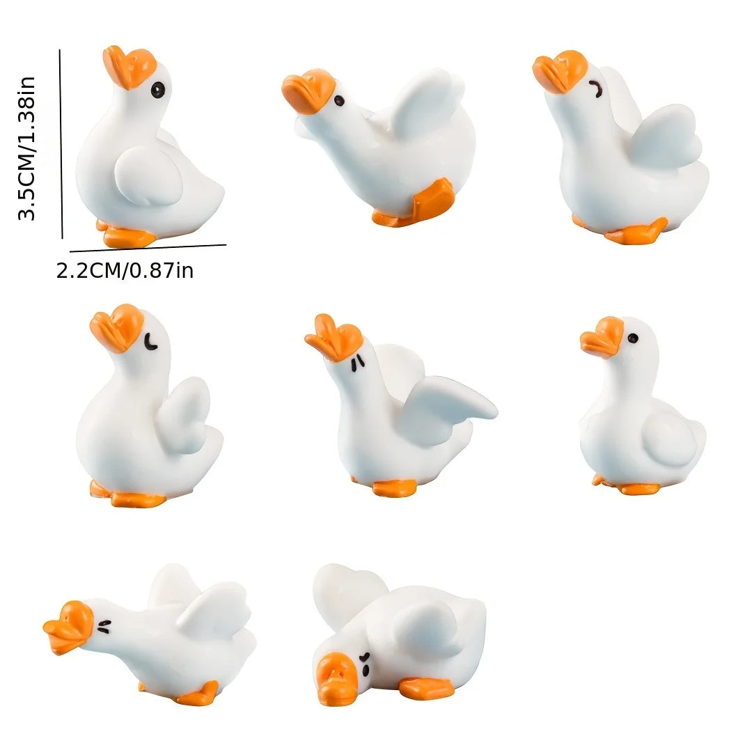 6-Pack  Quakers Resin Duck Figurines