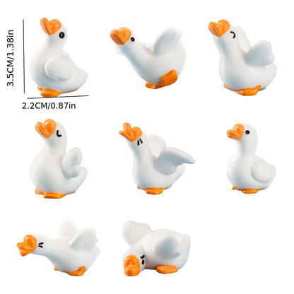 6-Pack  Quakers Resin Duck Figurines