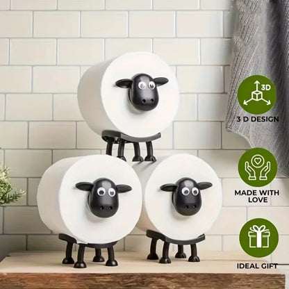 1/3PCS Sheep Toilet Roll Holder