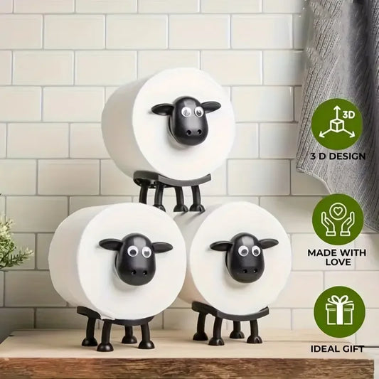 1/3PCS Sheep Toilet Roll Holder