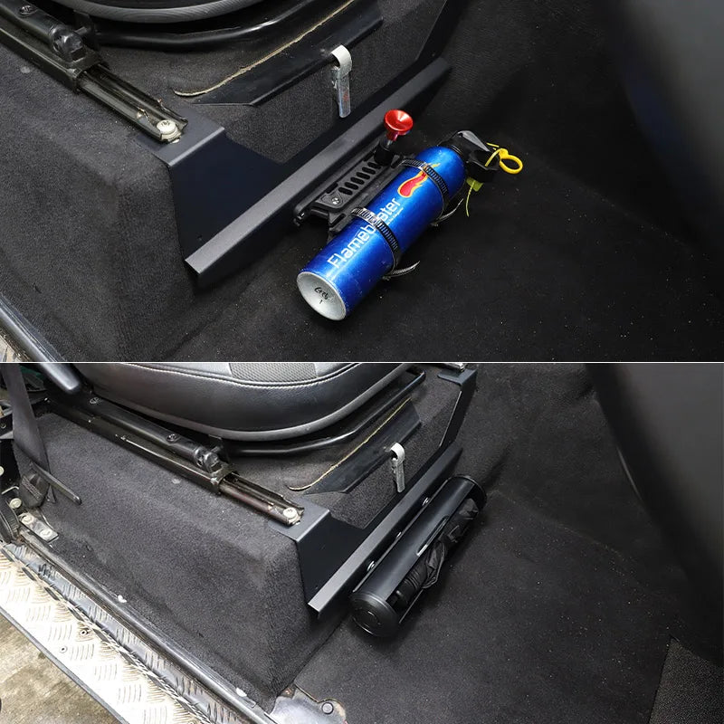 Car Seat Umbrella Storage / Fire Extinguisher Bracket For Land Rover