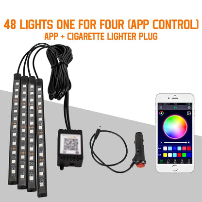 Neon LED Car Interior Foot lights
