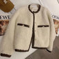 Original Tweed Style Lamb Wool Women's Jacket