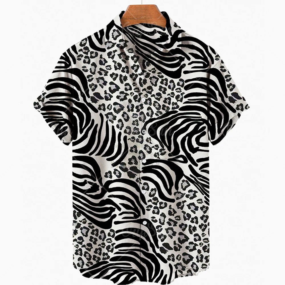 Fashion Trend 3d Leopard Print Shirts