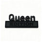 1/2PC QUEEN EDITION 3D Metal Chrome Car Styling Decals Sticker