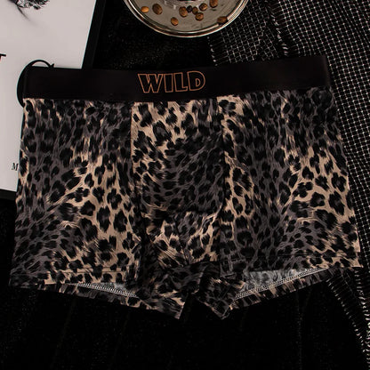 New Leopard Print 1pcs/3pcs Men's Boxers