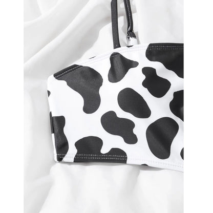 Cow Print Swim Suit