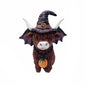 Seasonal Tabletop Ornament Resin Christmas/Halloween Highland Cow Statue