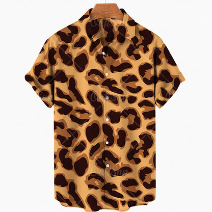 Fashion Trend 3d Leopard Print Shirts