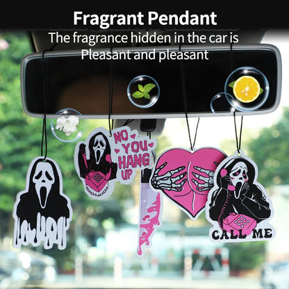 Creative Ghost Heart Pattern Car Air Freshener