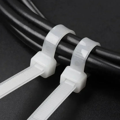 1000/100Pcs Nylon Cable Ties