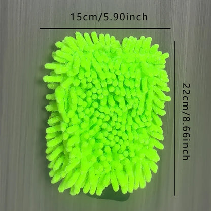 Car cleaning microfiber, 1/2-piece gloves set