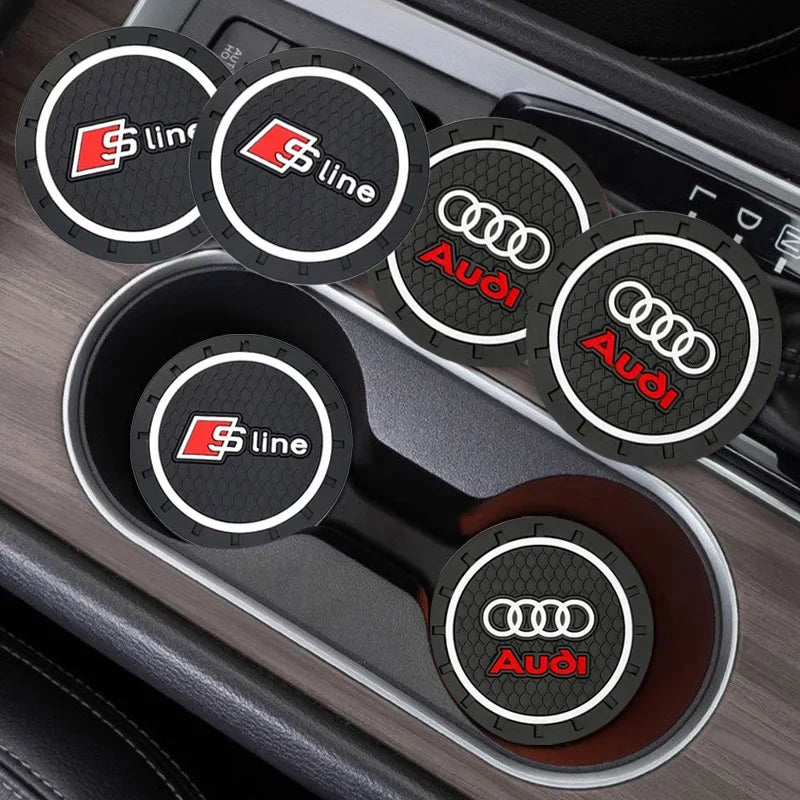 Car Coaster Anti-slip Mat For Audi