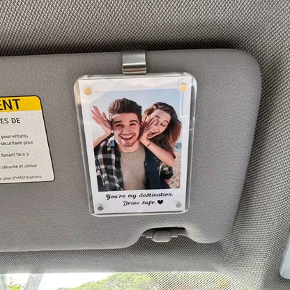 1/2/3Pcs Photo Frame For Car Visor & Fridge Magnet