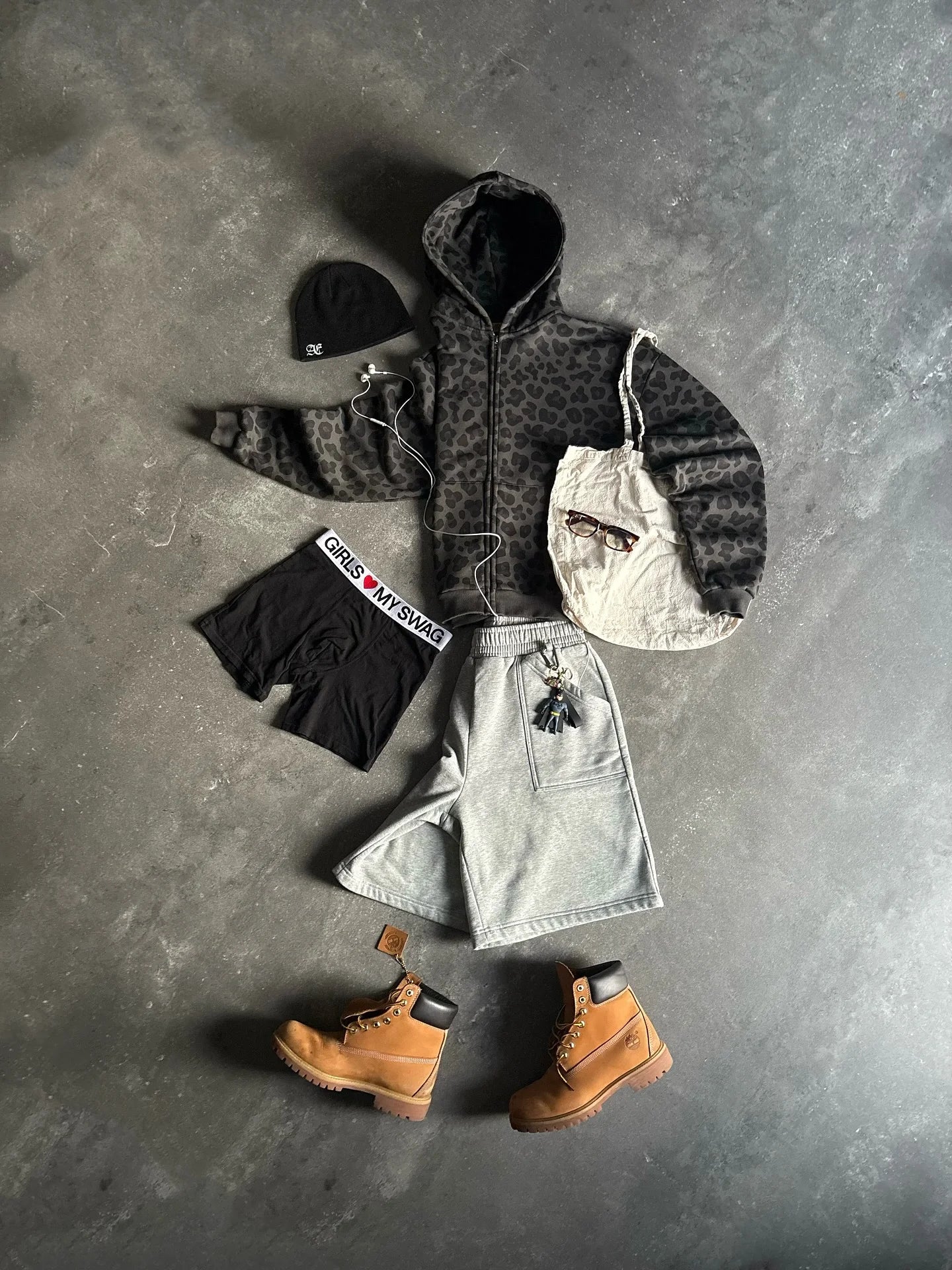 Retro Leopard Print Hooded