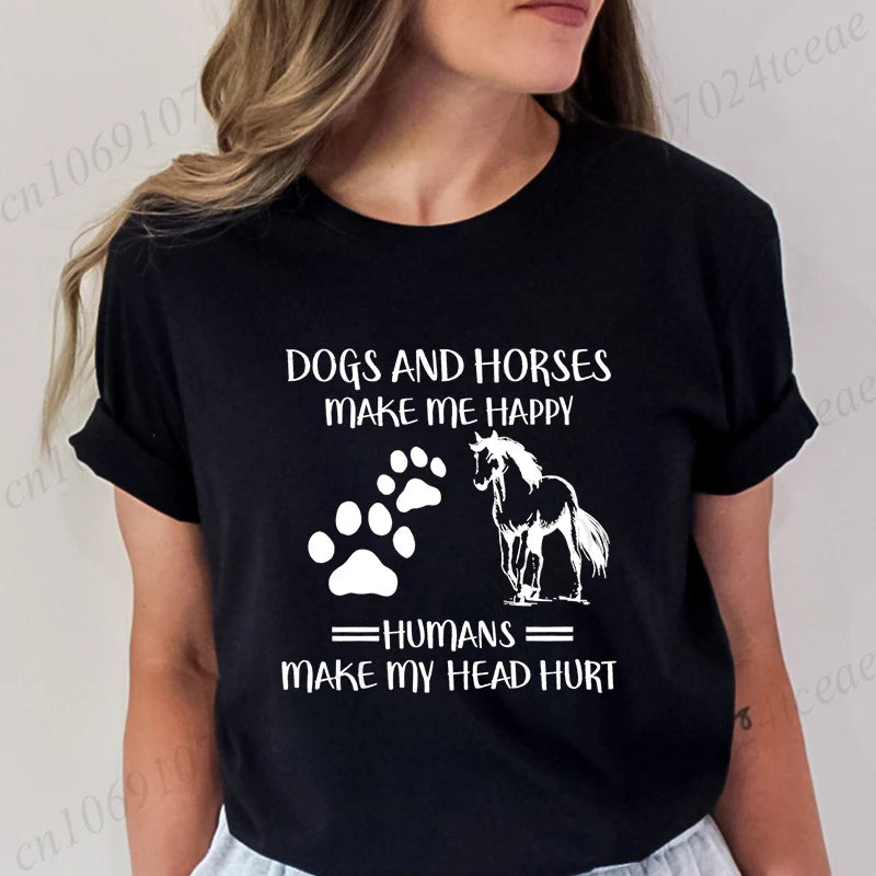New Men & Women Horse Inspired T-Shirt