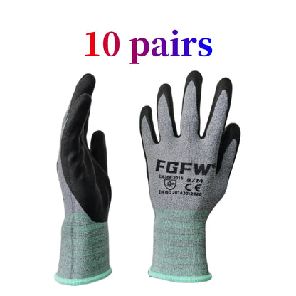 Nitrile Coated Work Gloves