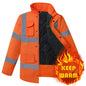 High Vis Winter Safety Parka Jacket