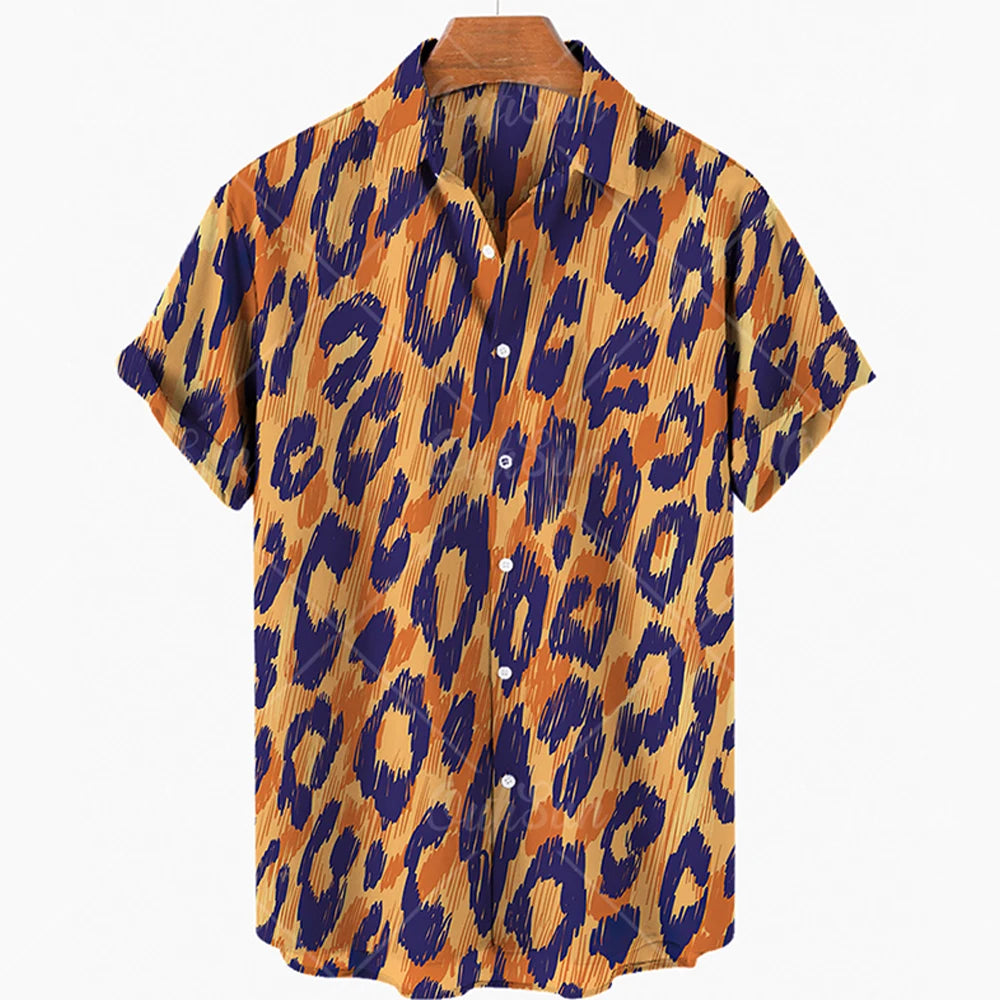 Fashion Trend 3d Leopard Print Shirts