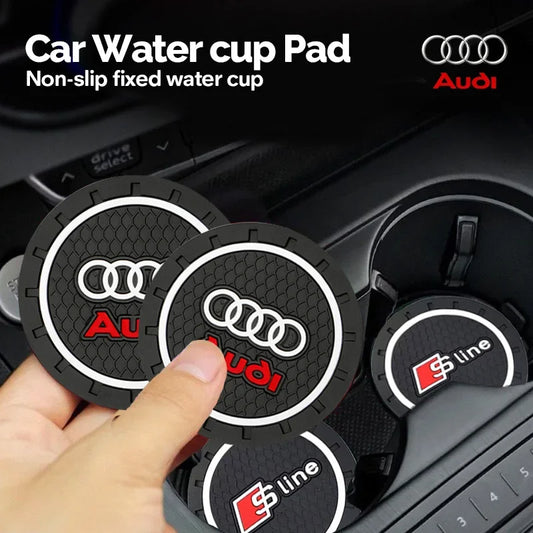 Car Coaster Anti-slip Mat For Audi