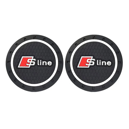 Car Coaster Anti-slip Mat For Audi