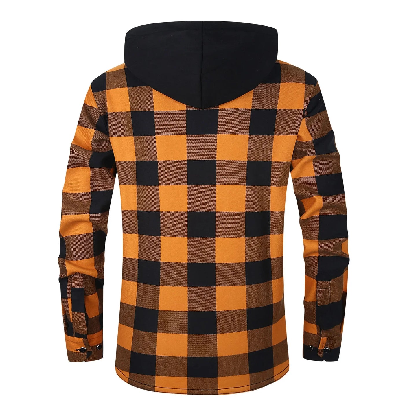 Thickened Flannel Plaid Hoodie